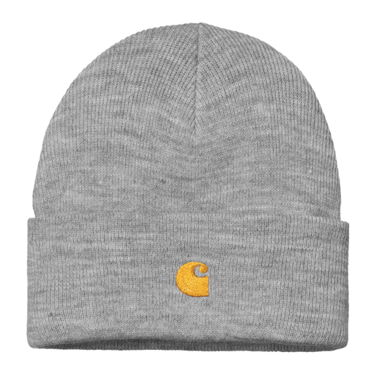 Carhartt WIP Chase Beanie - Grey Heather Gold