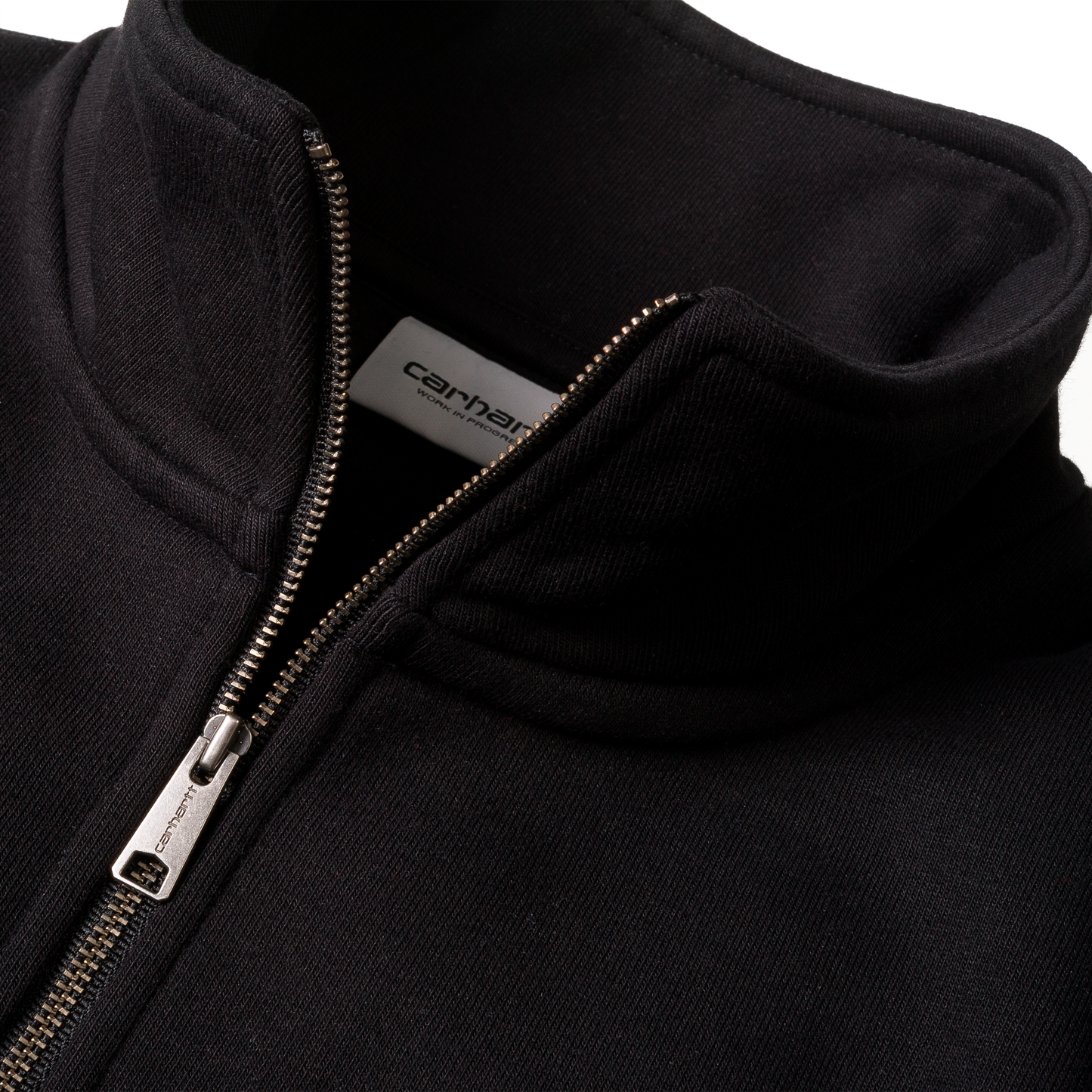 Carhartt WIP Chase Neck Zip Sweatshirt - Black Gold