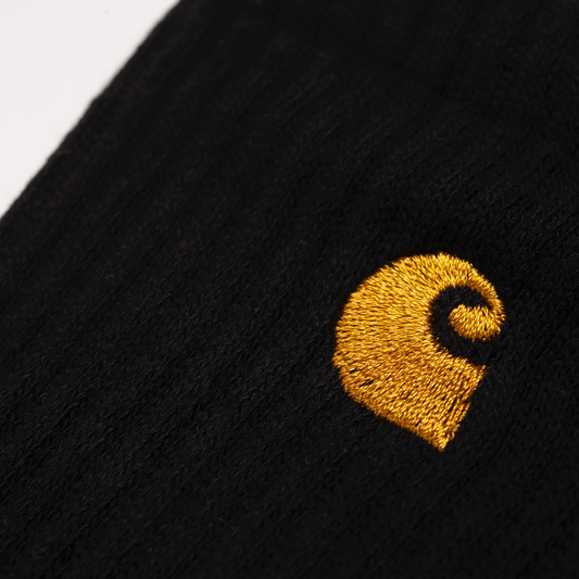 Carhartt WIP Chase Socks - Black Gold