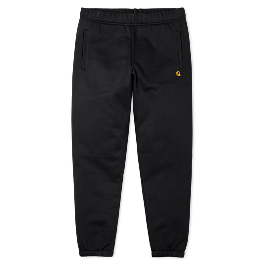 Carhartt WIP Chase Sweat Pant - Black Gold