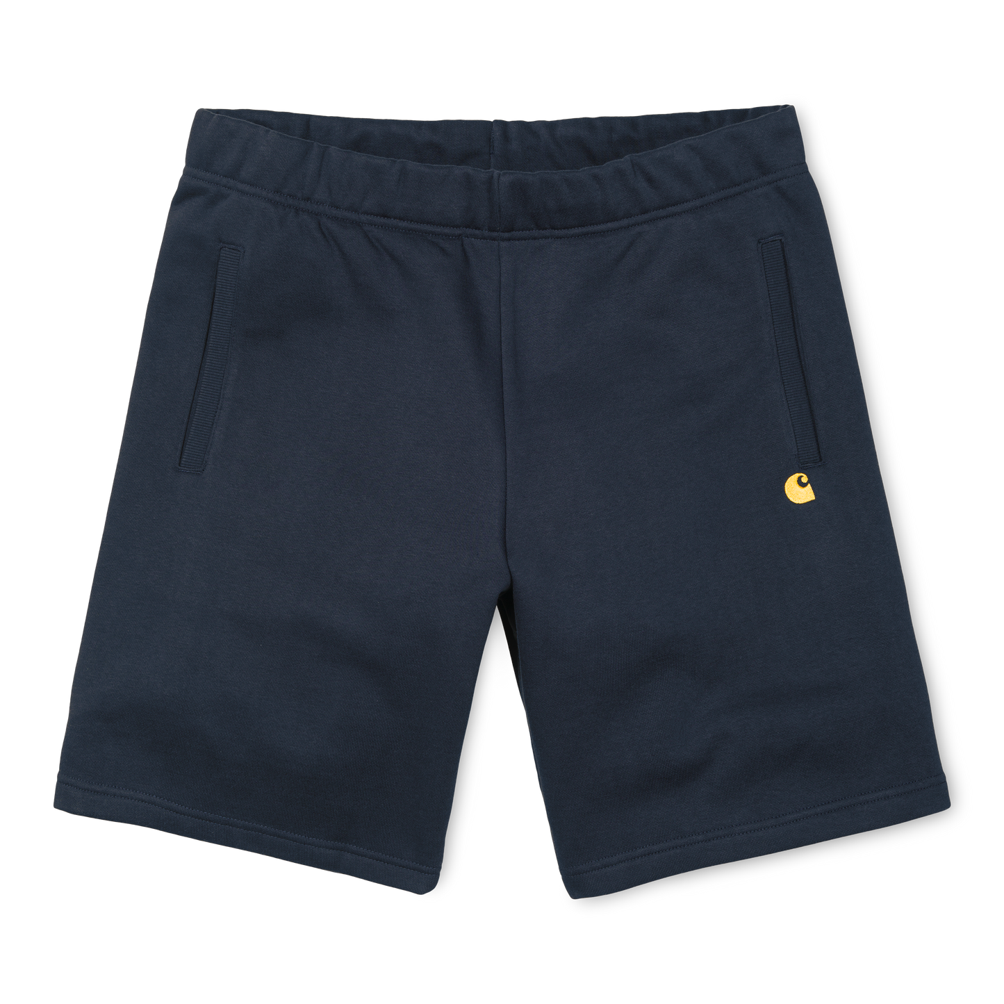 Carhartt WIP Chase Sweat Short - Dark Navy Gold