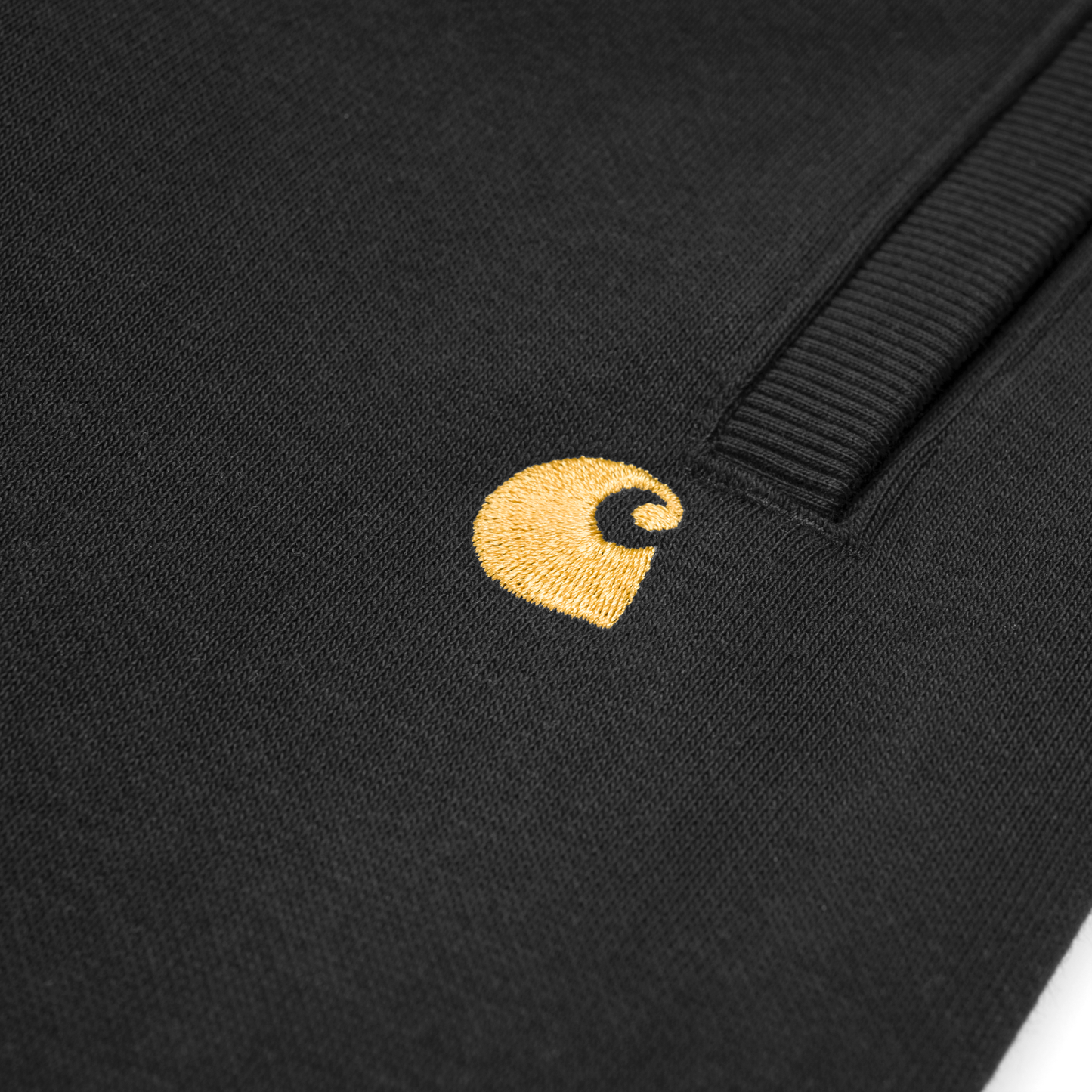 Carhartt WIP Chase Sweat Short - Black Gold