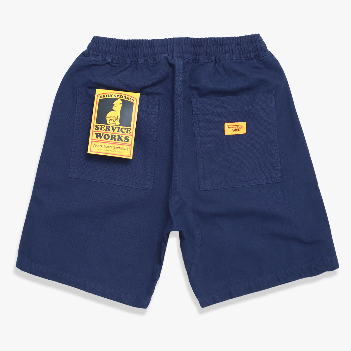 Service Works Canvas Chef Shorts - Navy