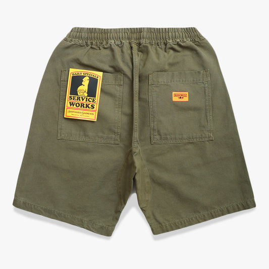 Service Works Canvas Chef Shorts - Olive