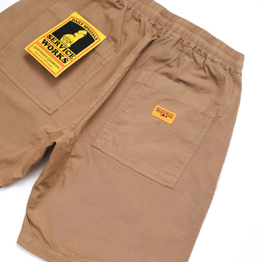 Service Works Ripstop Chef Shorts - Mink