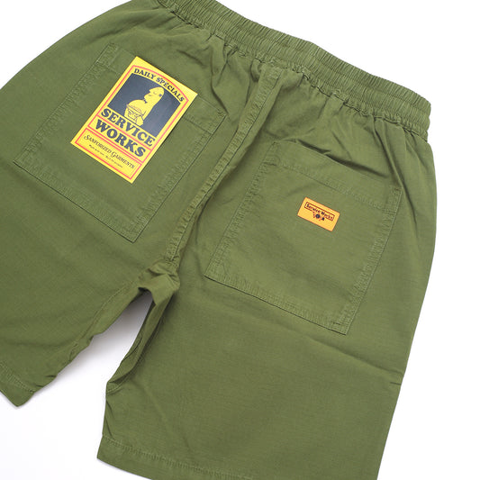 Service Works Ripstop Chef Shorts - Pesto