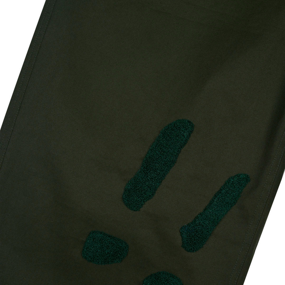 Brain Dead Chenille Symbols 4P Pant - Deep Green