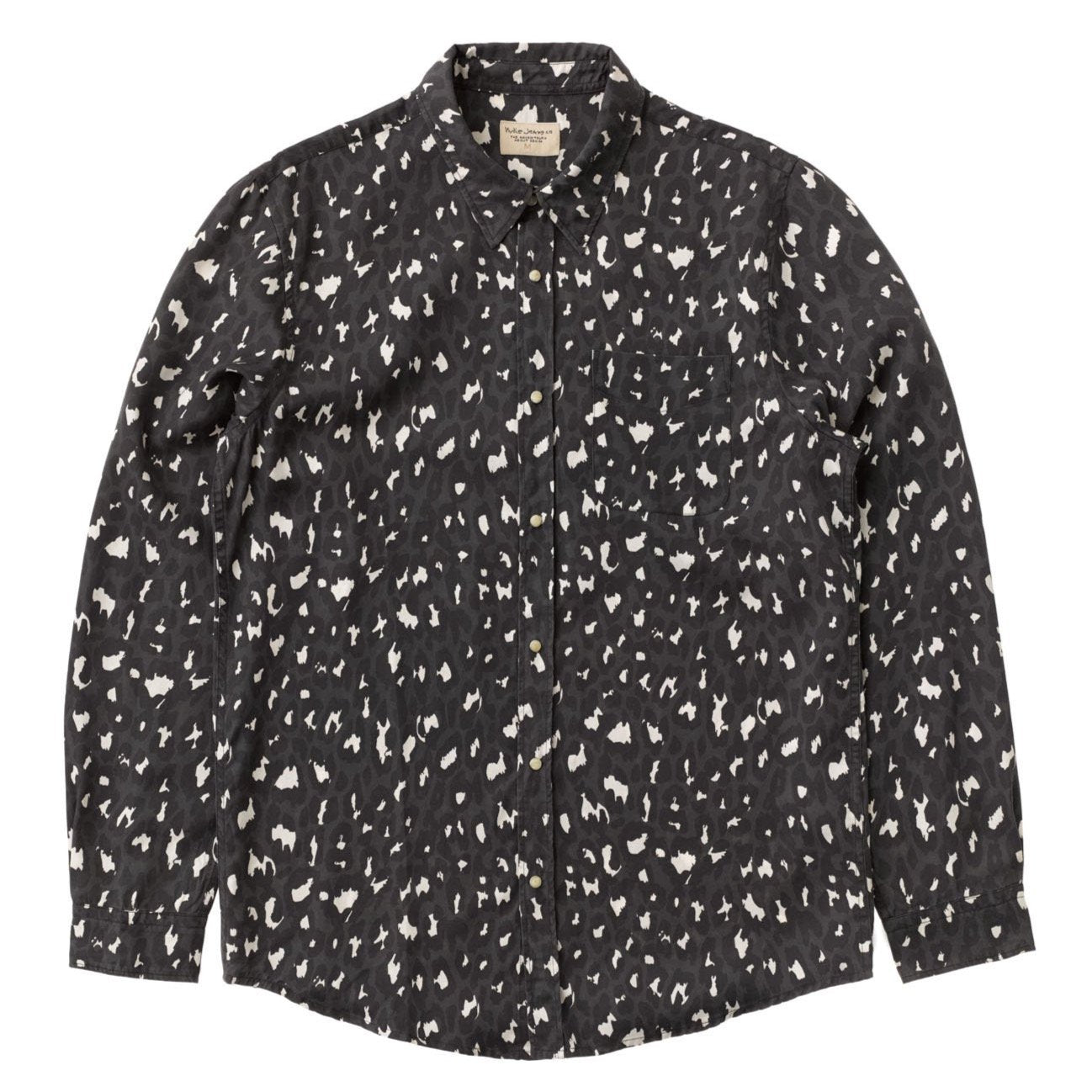 Nudie Jeans Co. Chuck Black Leopard Shirt
