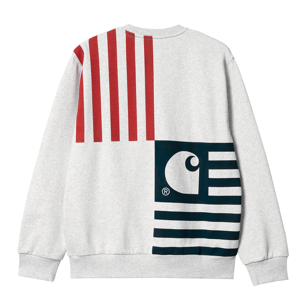 Carhartt WIP Coast State Sweat - Ash Heather