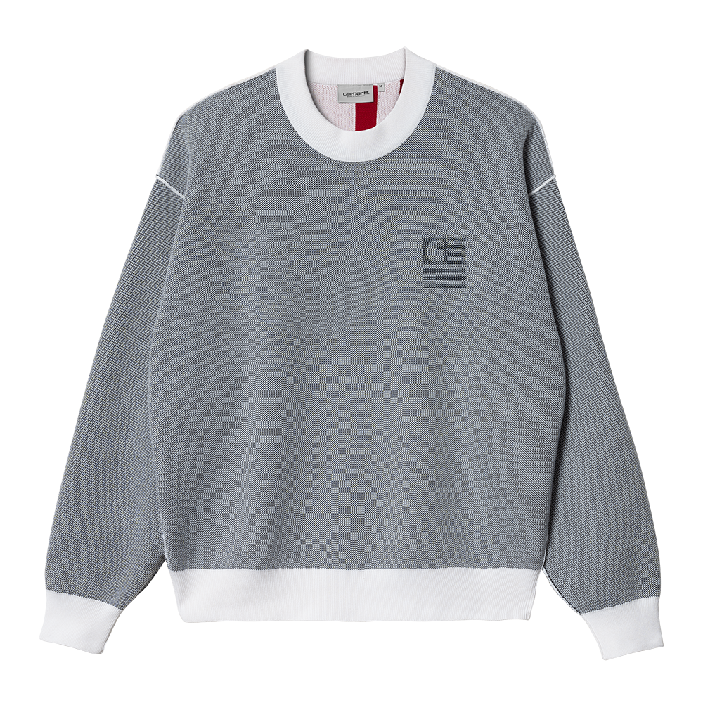 Carhartt WIP Coast State Sweater - White