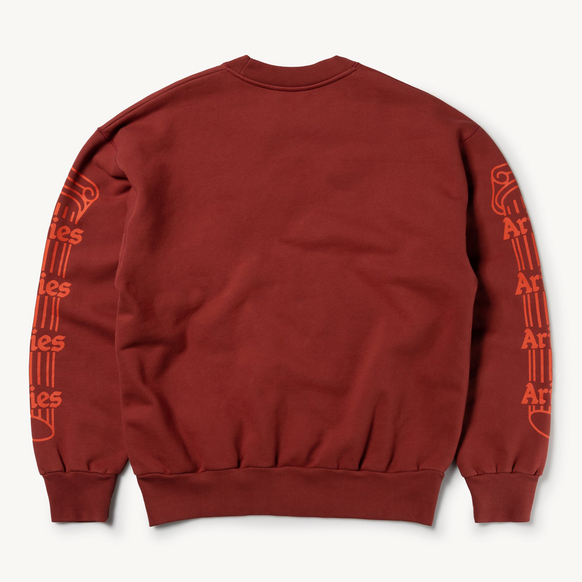 Aries Arise Column Sweatshirt - Rosewood