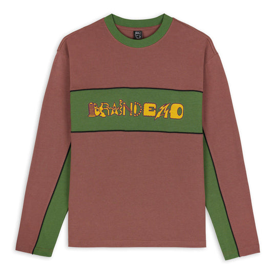 Brain Dead Connections Football Shirt - Brown