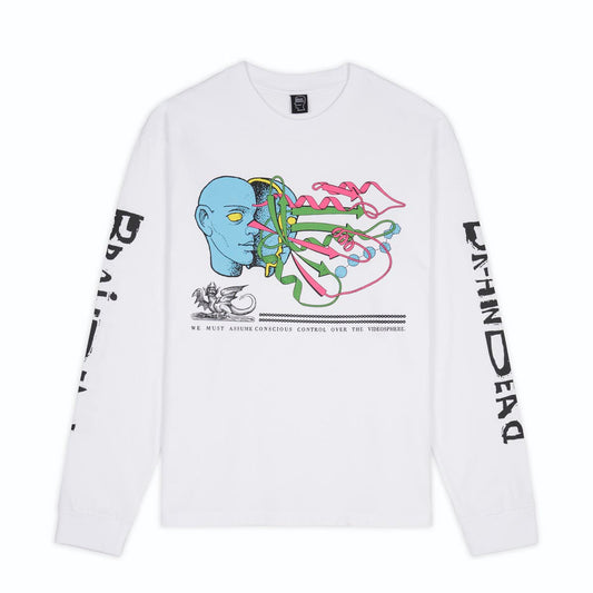 Brain Dead Conscious Control LS Tee - White