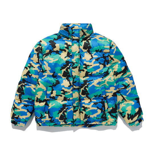 Nylon Puffer - Blue Multi