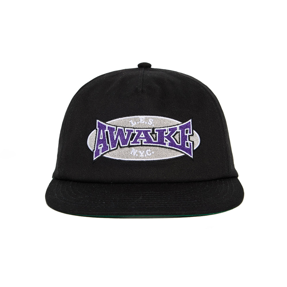 LES 5 Panel Hat - Black
