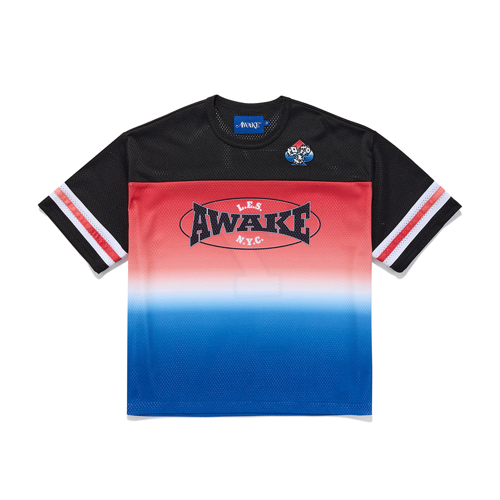 Mesh Football Jersey - Black