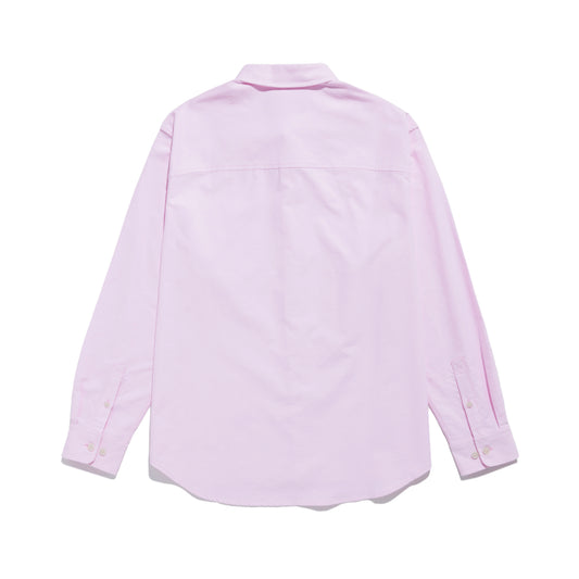 Awake NY Embroidered Oxford Shirt - Pink