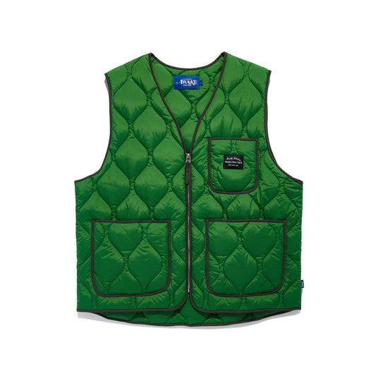 Awake NY Quilted Vest - Green
