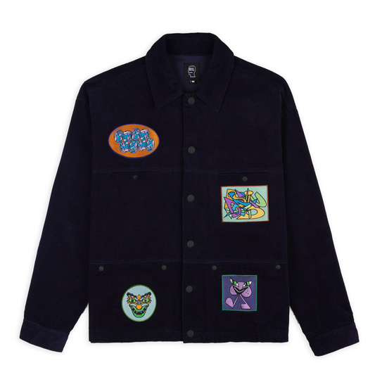 Brain Dead Cord Gardeners Jacket - Navy