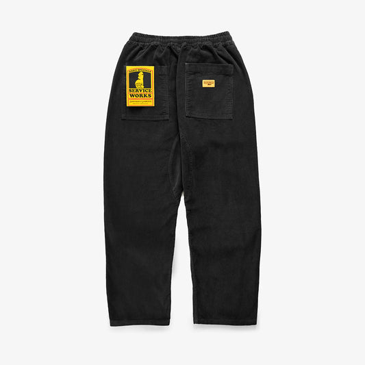 Service Works Corduroy Chef Pants - Black