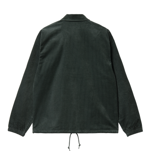 Carhartt WIP Corduroy Coach Jacket - Hemlock Green Wax