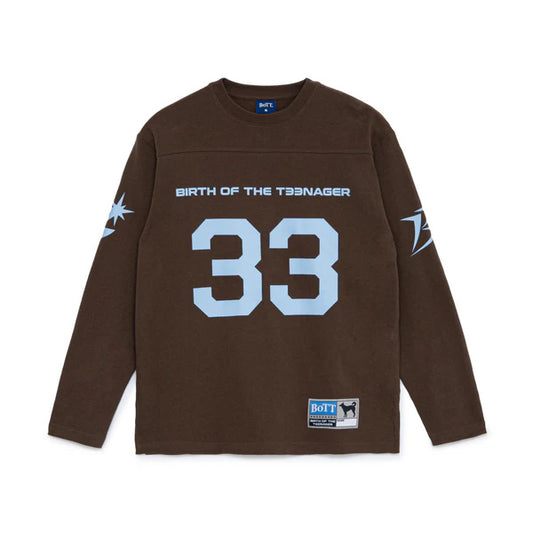 BOTT Cotton Football Shirt - Brown