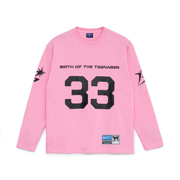 BOTT Cotton Football Shirt - Pink