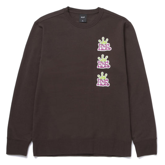 HUF Crown Stack Crew Sweatshirt