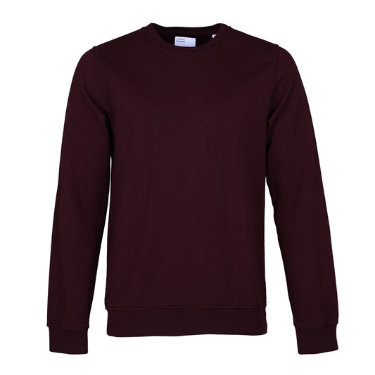Colorful Standard Classic Organic Crew Sweat - Oxblood Red