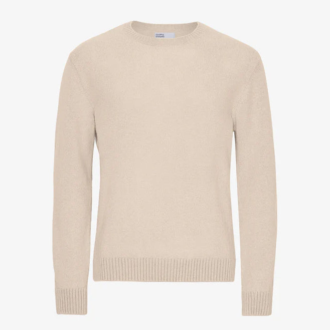 Colorful Standard Merino Wool Crew Knit - Ivory White