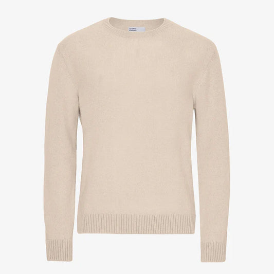 Colorful Standard Merino Wool Crew Knit - Ivory White