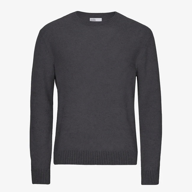 Colorful Standard Merino Wool Crew Knit - Lava Grey