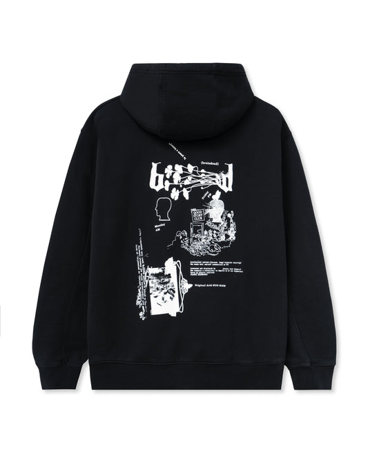 Brain Dead Acid Sun Ride Hooded Sweatshirt - Black