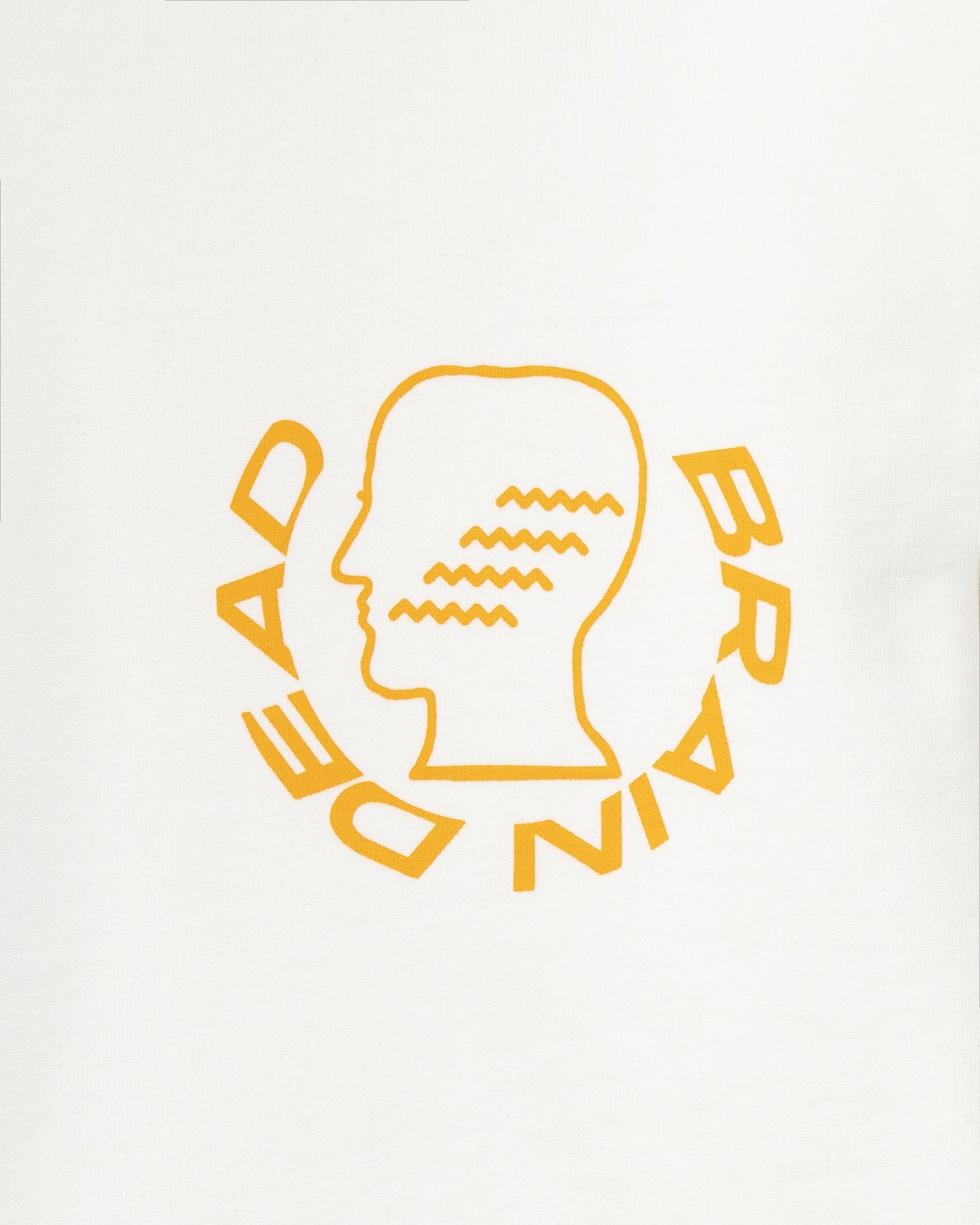 Brain Dead Folk Healing Hooded Sweatshirt - White