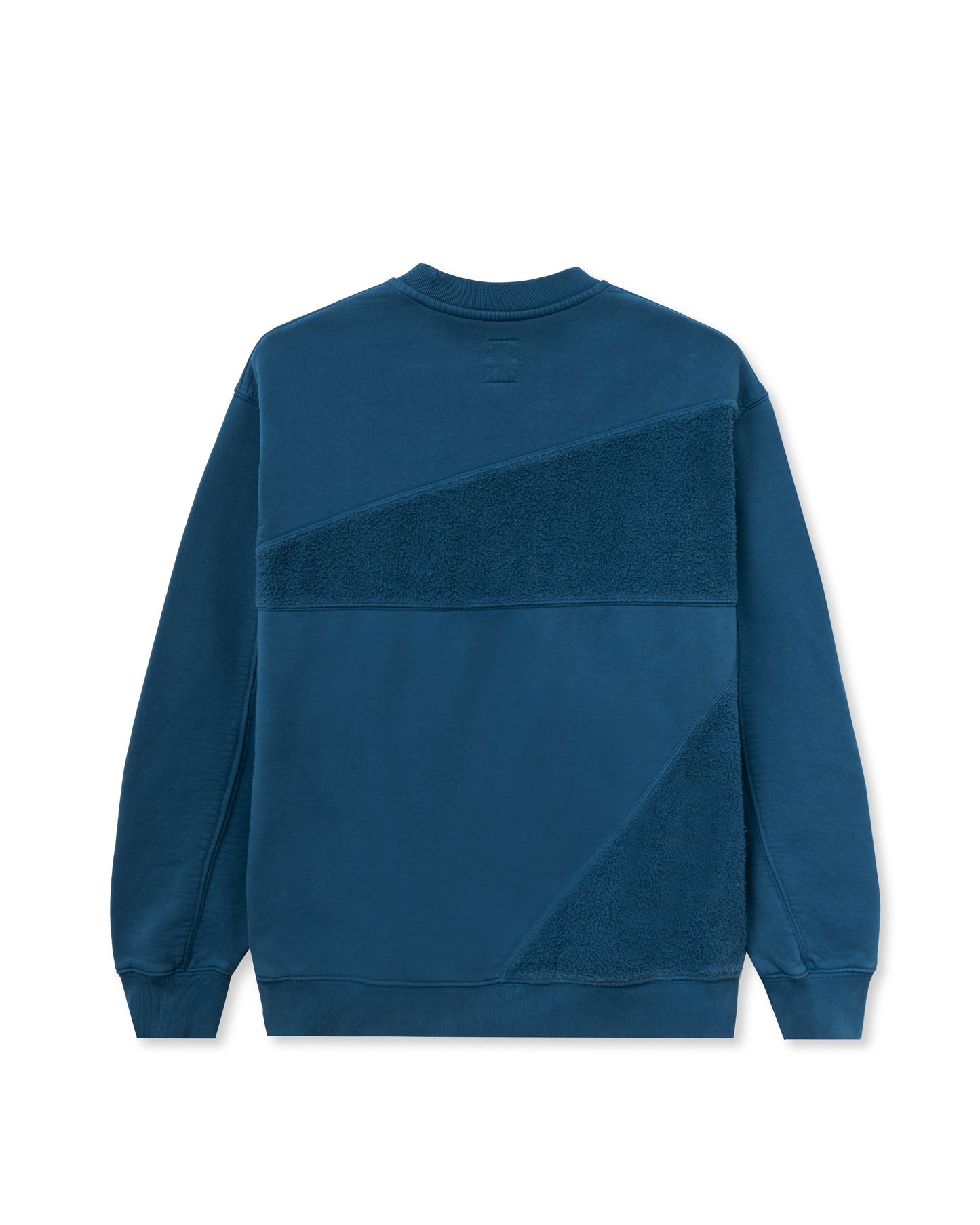 Brain Dead Sunflower Panelled Crewneck Sweatshirt - Blue