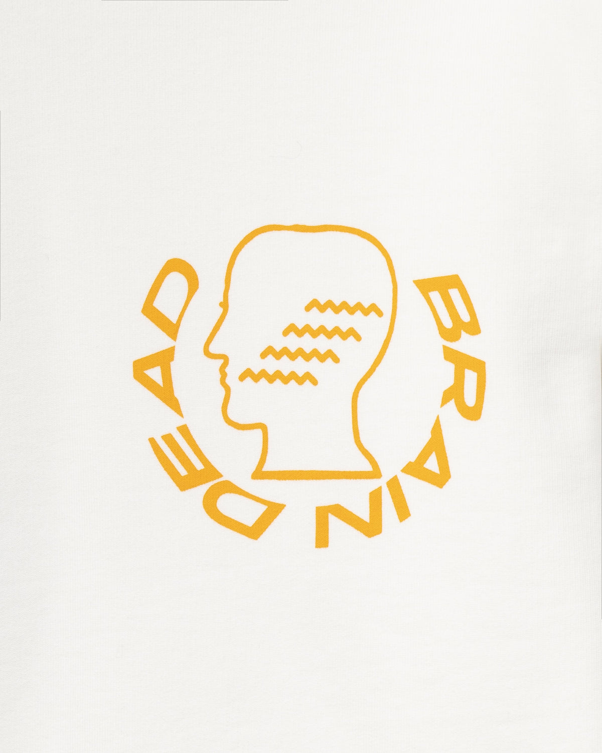 Brain Dead Folk Healing Hooded Sweatshirt - White