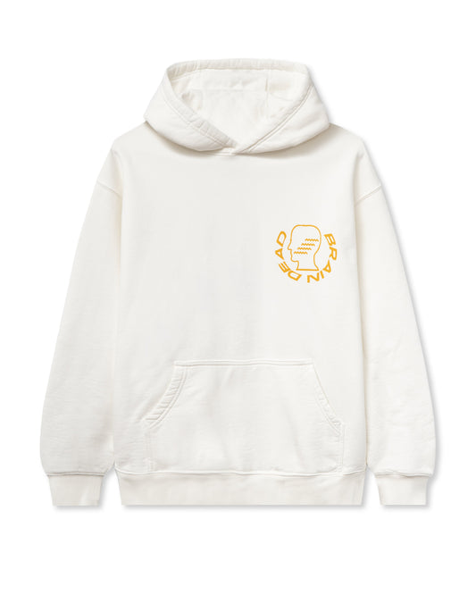 Brain Dead Folk Healing Hooded Sweatshirt - White