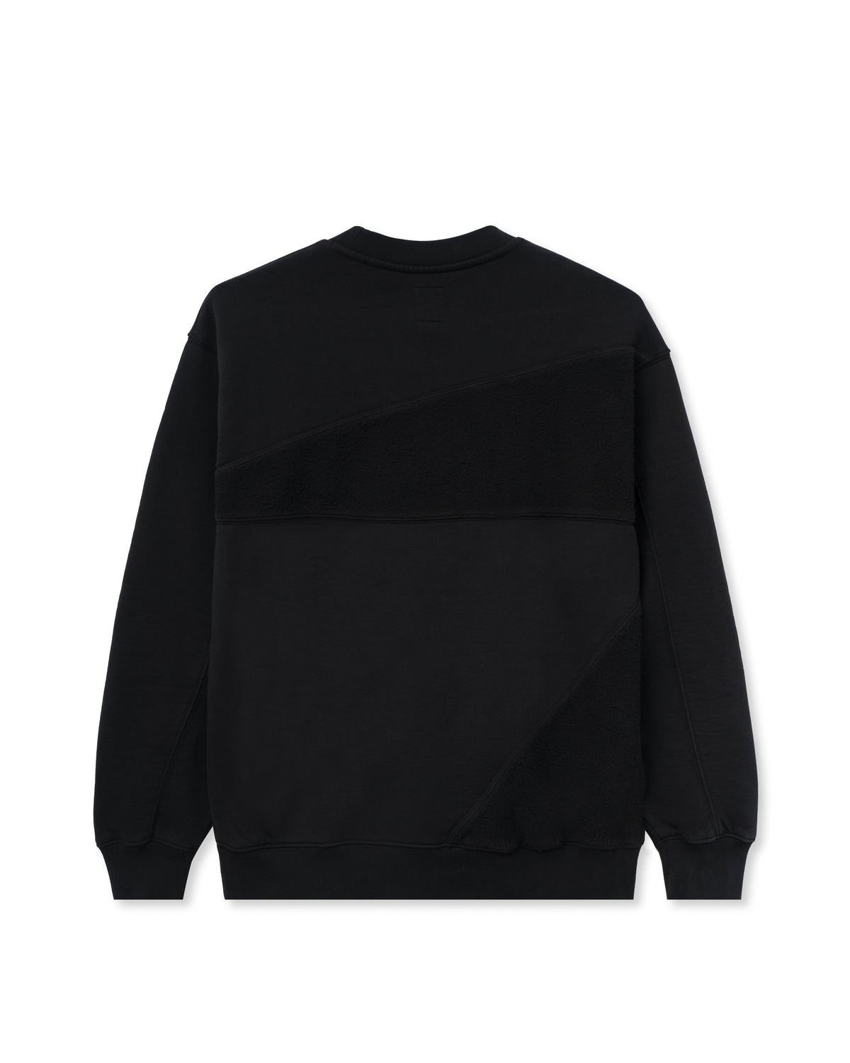 Brain Dead Sunflower Panelled Crewneck Sweatshirt - Black