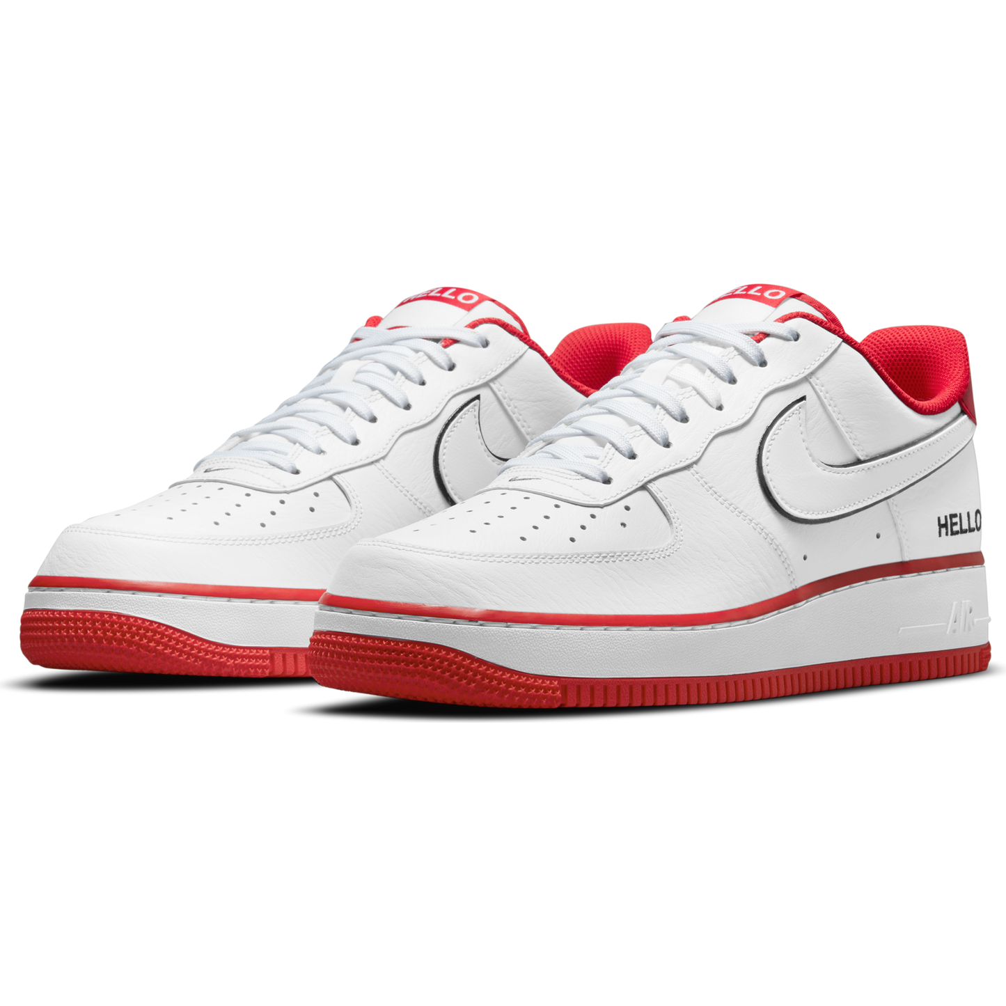 Nike Air Force 1 '07 LX "Hello, My Name Is" - White White