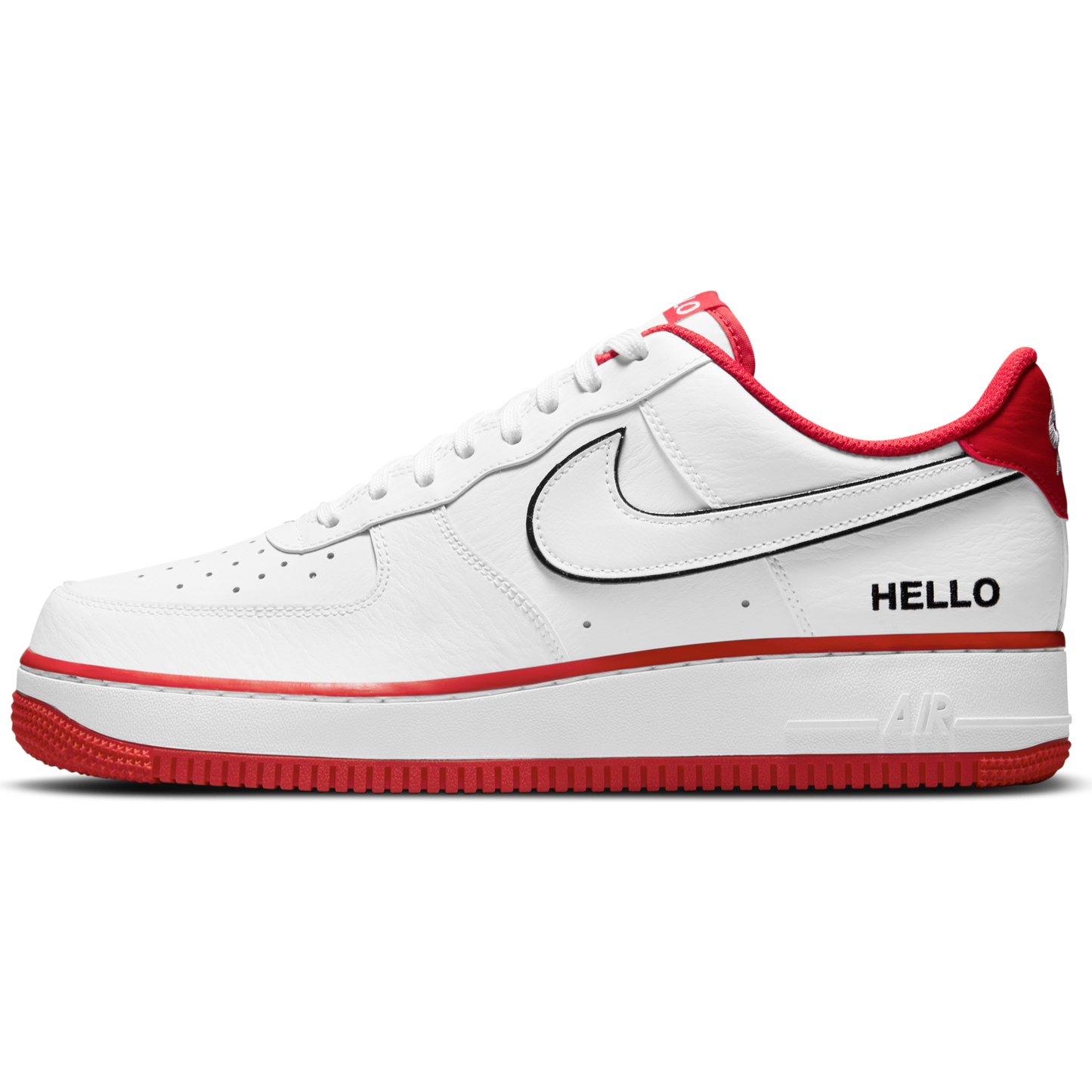 Nike Air Force 1 '07 LX "Hello, My Name Is" - White White
