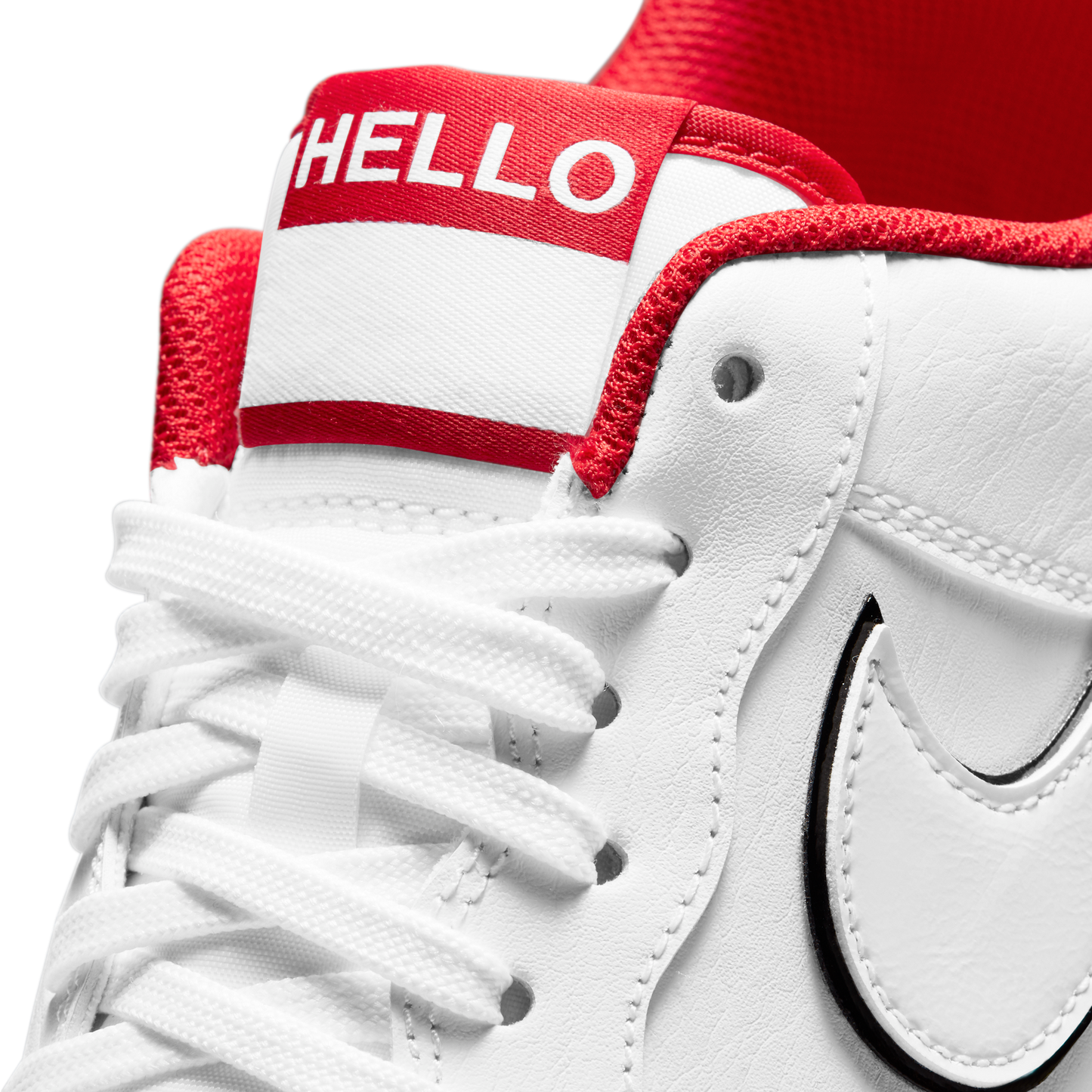 Nike Air Force 1 '07 LX "Hello, My Name Is" - White White