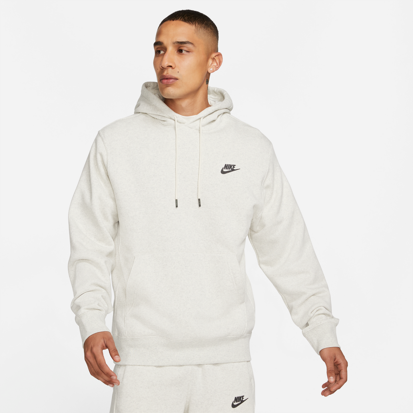 Nike Sportswear Revival Hoodie - White Dark Smoke Grey