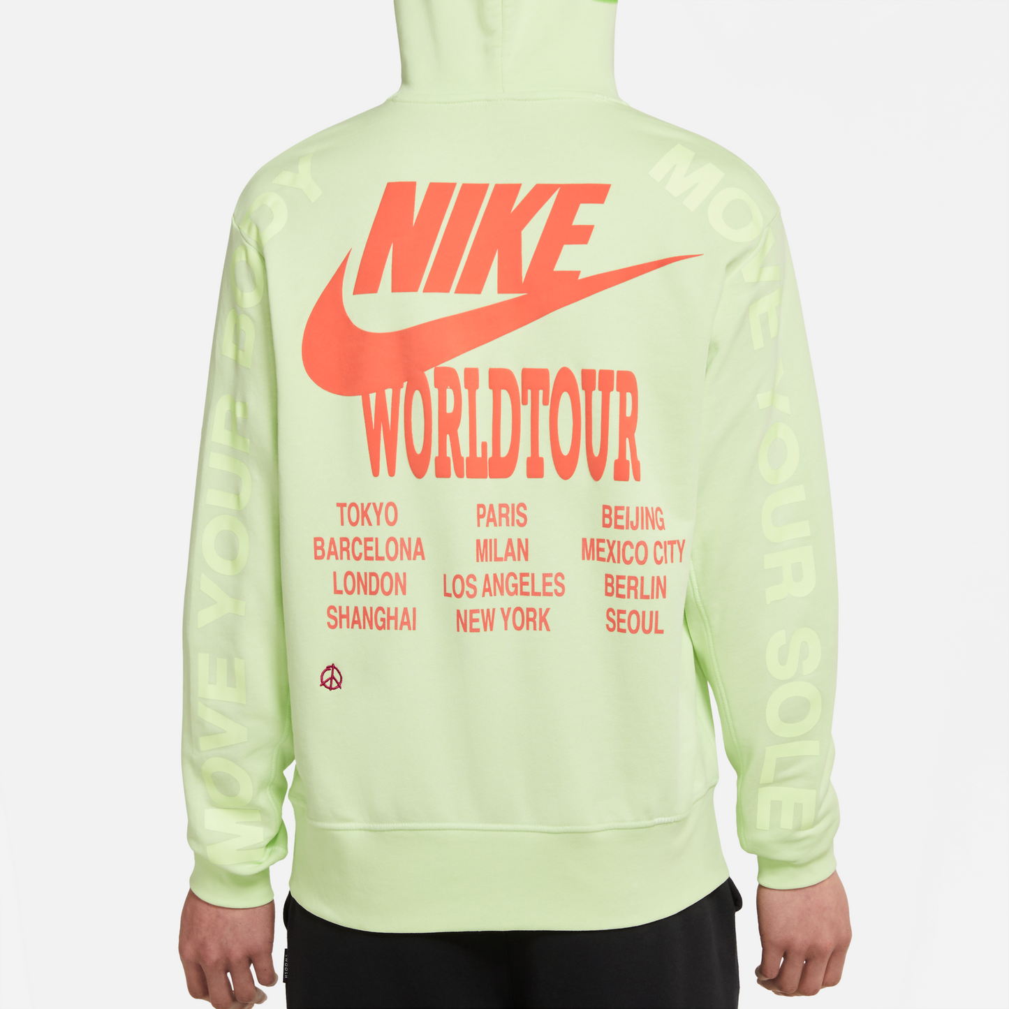 Nike Sportswear World Tour Pullover Hoodie - Black