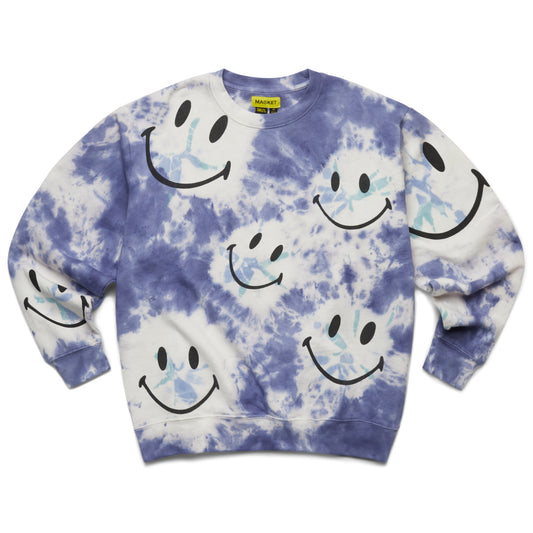 MARKET Smiley Shibori Dye Crew Sweat