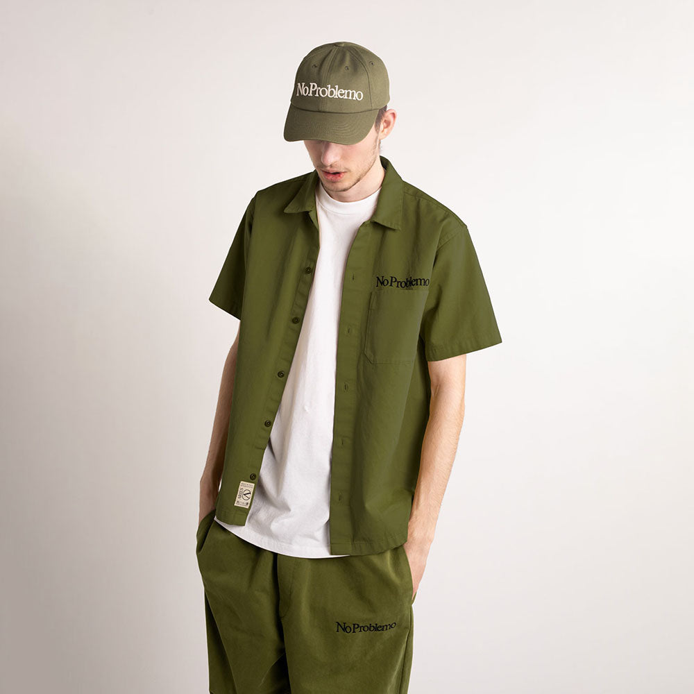 Aries Arise Mini Problemo Uniform Shirt - Olive
