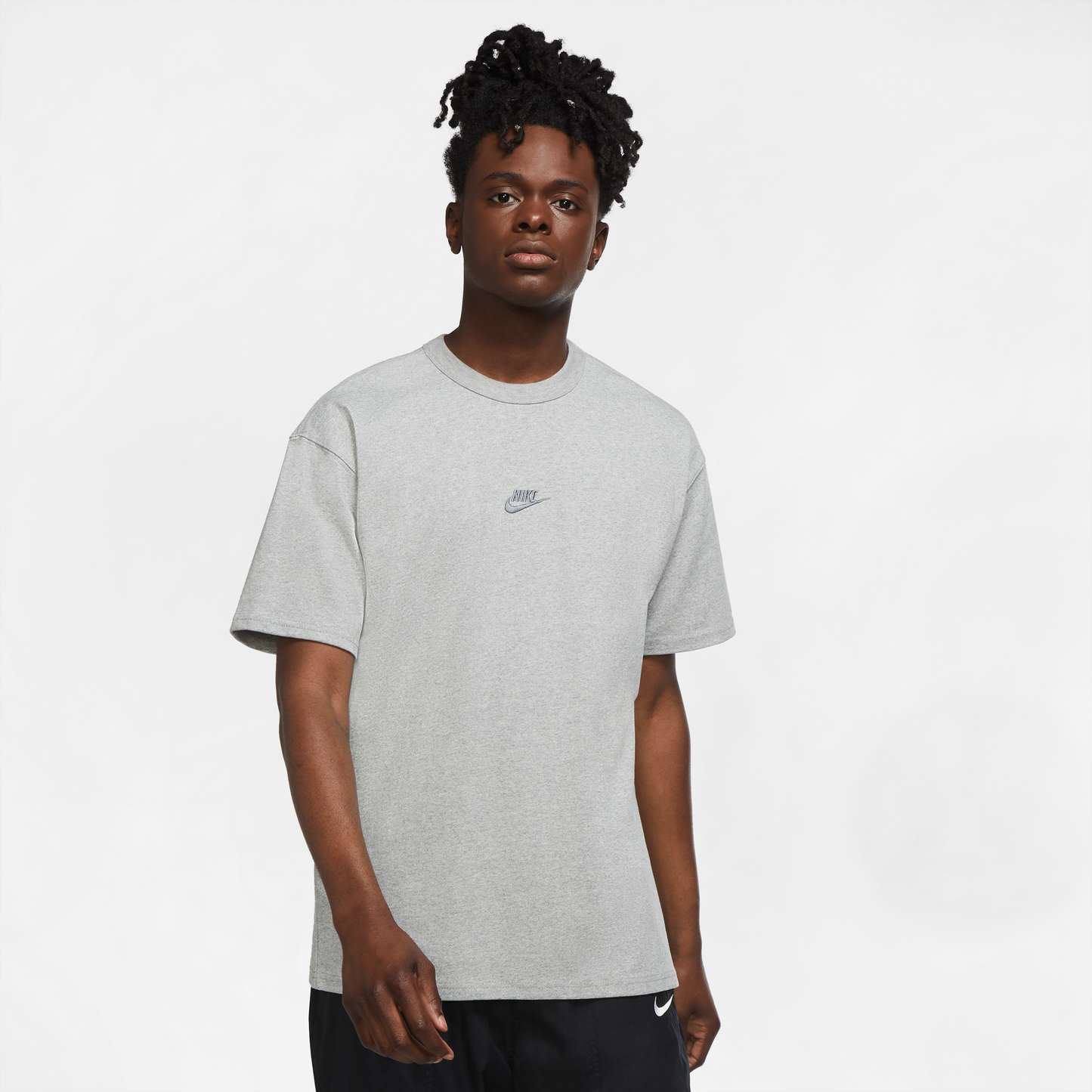 Nike Sportswear Essential PRM T-Shirt - Dark Grey Heather