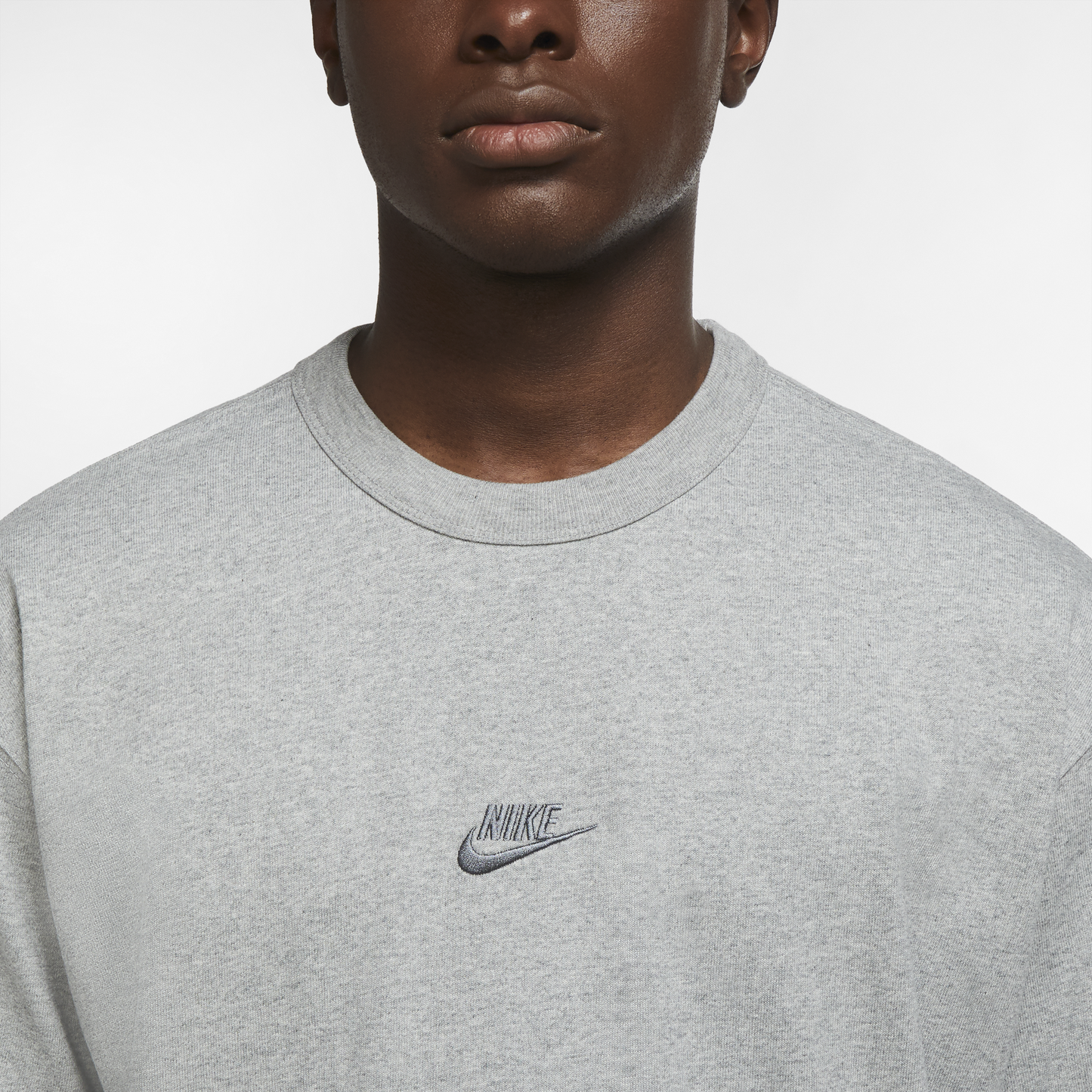 Nike Sportswear Essential PRM T-Shirt - Dark Grey Heather