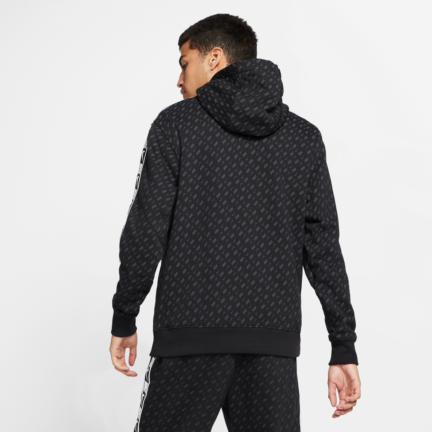 Nike Sportswear Repeat Print Hoodie - White