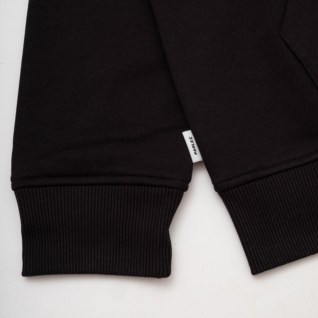 PARLEZ Demi Zip Hoodie - Black