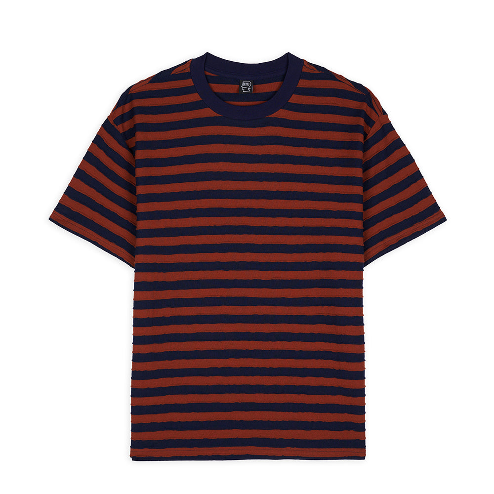Brain Dead Denny Blaine Striped T-Shirt - Navy